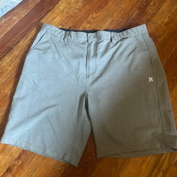 Hurley Men’s Gray Hybrid Shorts  Comfort Size 40 Water Resistant - Picture 7 of 7